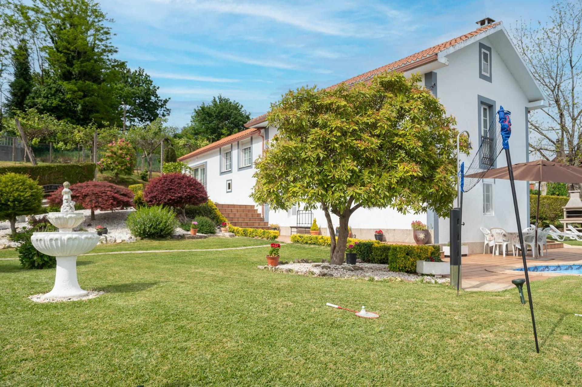 Casa Tarrio Con Piscina - Santiago De Compostela Ferienhaus Boqueixon